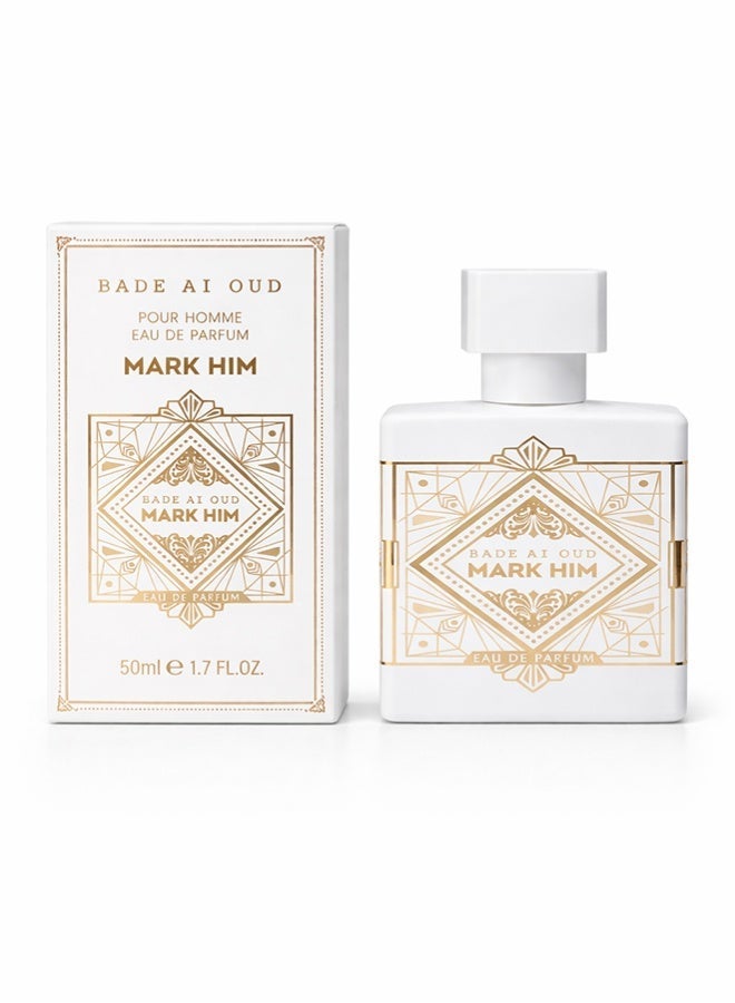MARK HIM white BADE AI OUD POUR HOMMEEAU DE PARFUM 50ML - Image 1